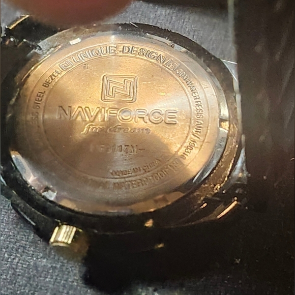 Mens Navi-force black and copper - Picture 7 of 7